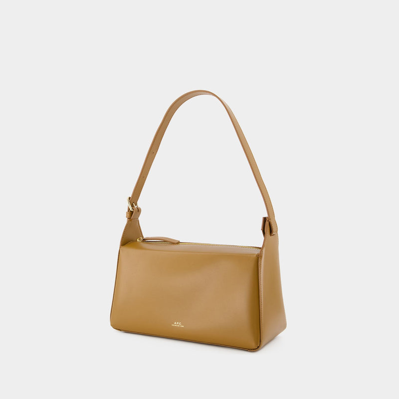 Virginie Hobo Bag - A.P.C - Leather - Brown