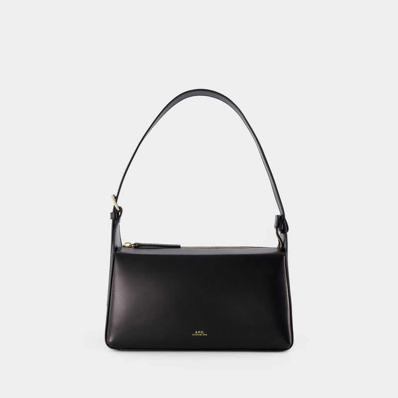 Virginie Hobo Bag - A.P.C - Leather - Black