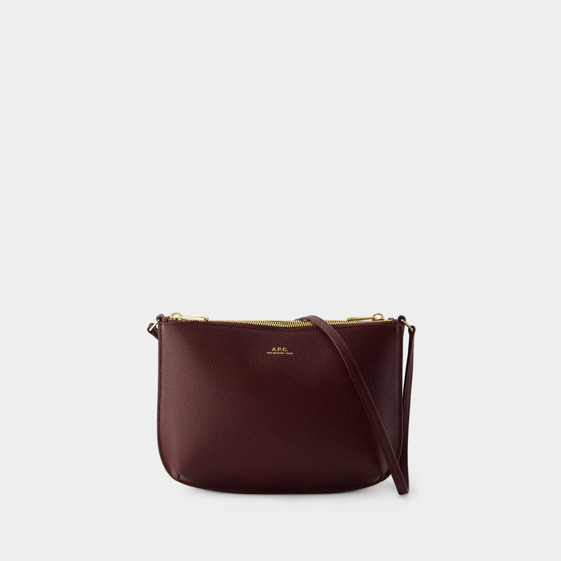 Sarah Crossbody - A.P.C. - Leather - Red