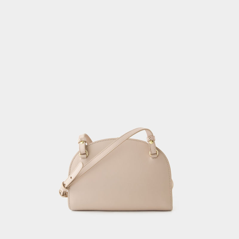 Demi-Lune Crossbody - A.P.C. - Leather - Moon Grey