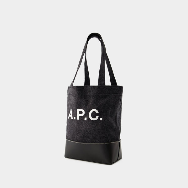 Axel Small Shopper Bag - A.P.C. - Denim - Black