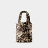 Ninon Small Tote Bag - A.P.C. - Synthetic - Leopard Print