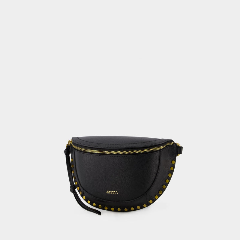 Skano Gz Crossbody - Isabel Marant - Leather - Black