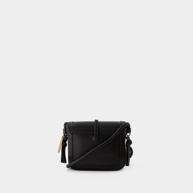 Vigo Flap Gz Crossbody Bag - Isabel Marant - Leather - Black