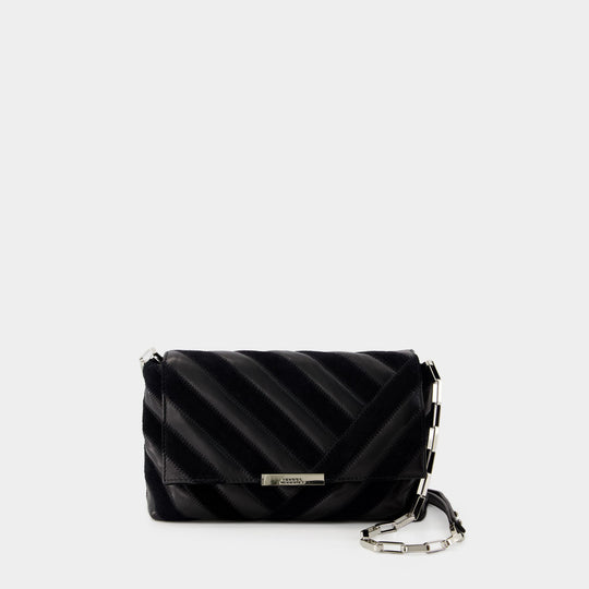 Hobo Merine Gb Bag - Isabel Marant - Leather - Black