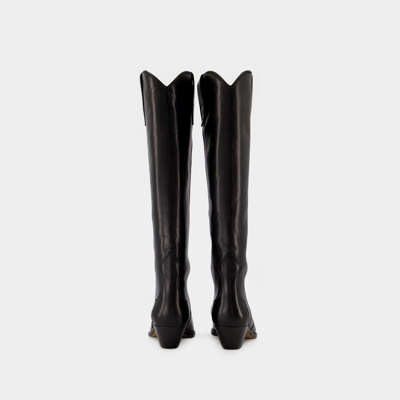 Denvee-Gz Boots - Isabel Marant - Leather - Black