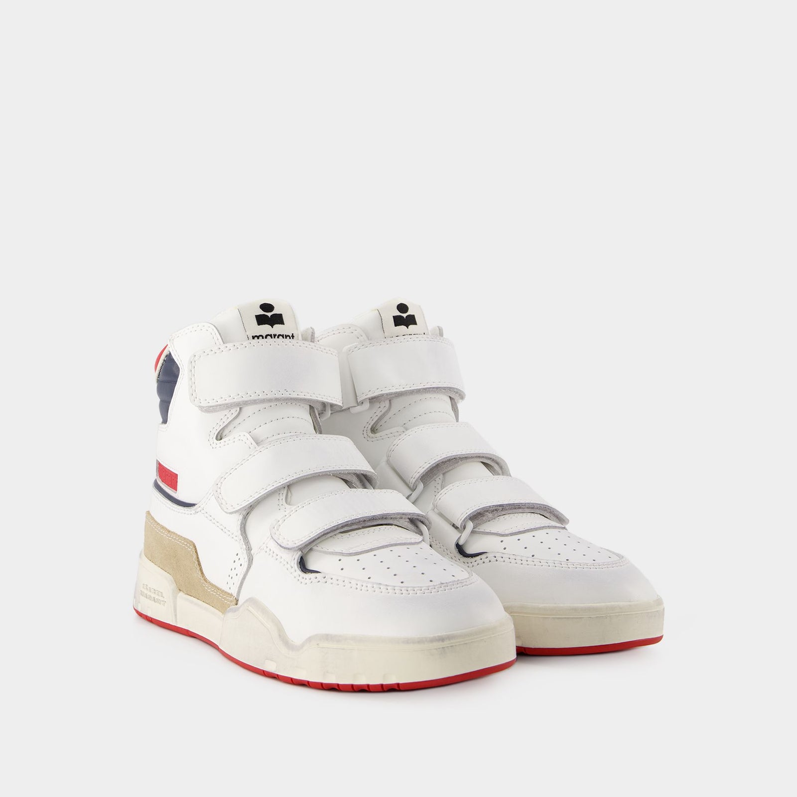 ISABEL MARANT Oney レザー スニーカー ハイトップ Oney High Sneakers - Isabel Marant - Leather - White
