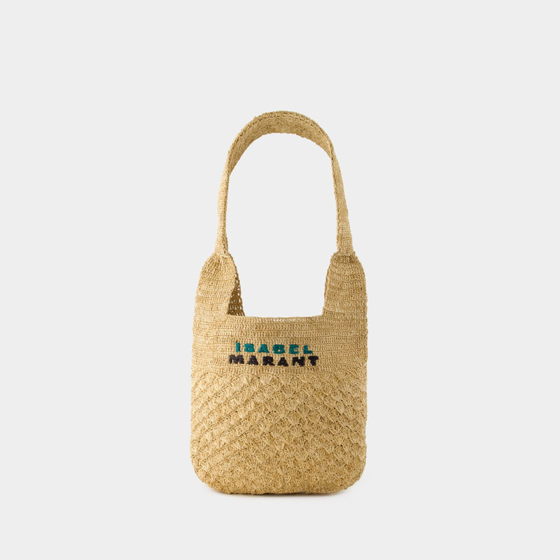 Praia Small Shopper Bag Isabel Marant Raffia Beige