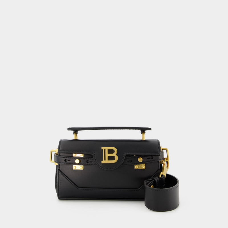 Bbuzz 19 Hobo Bag - Balmain - Black - Leather
