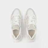 B-East Sneakers - Balmain - White - Suede