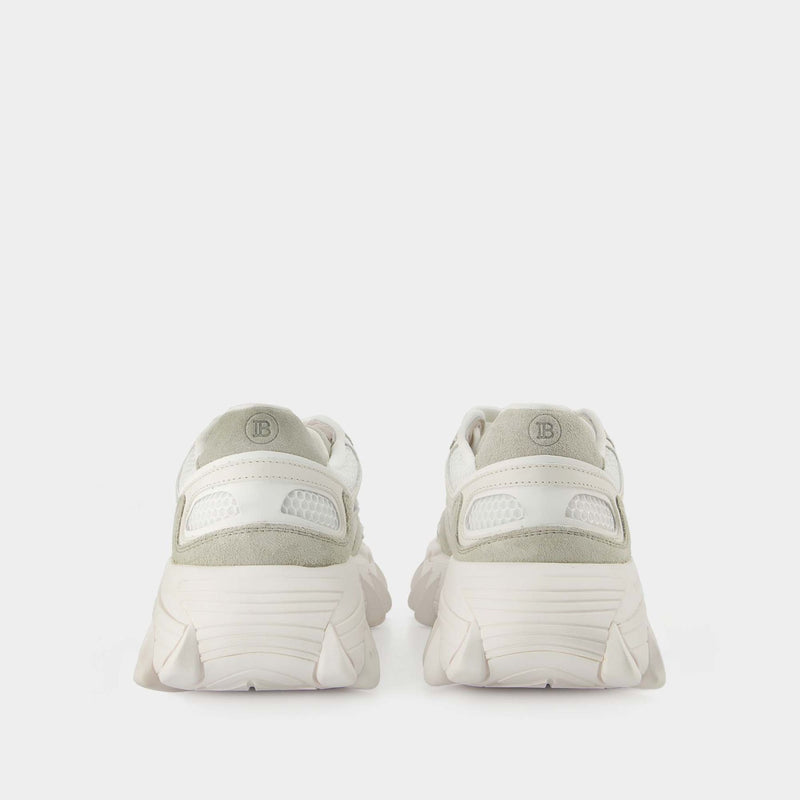 B-East Sneakers - Balmain - White - Leather