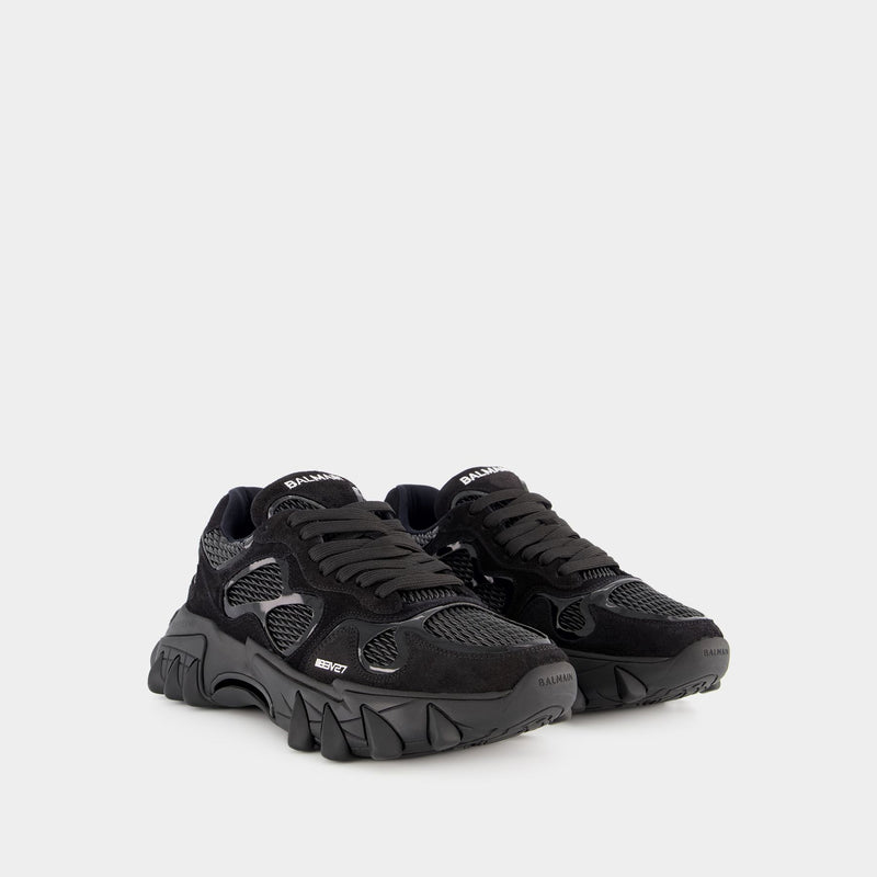 B-East Sneakers - Balmain - Leather - Black