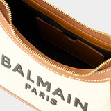 B-Army Shoulder Bag - Balmain - Canvas - Beige