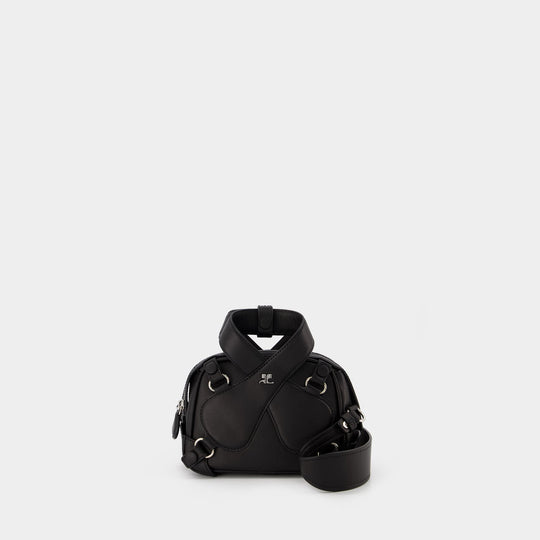X Loop Baguette Bag - Courreges - Leather - Black