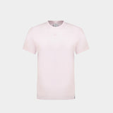 AC Straight T-Shirt - Courreges - Cotton - Powder Pink