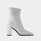 Heritage Ankle Boots - Courreges - Leather - Heritage White