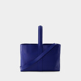 Leonore Bag- Ines de la Fressange - Leather - Blue Cobalt