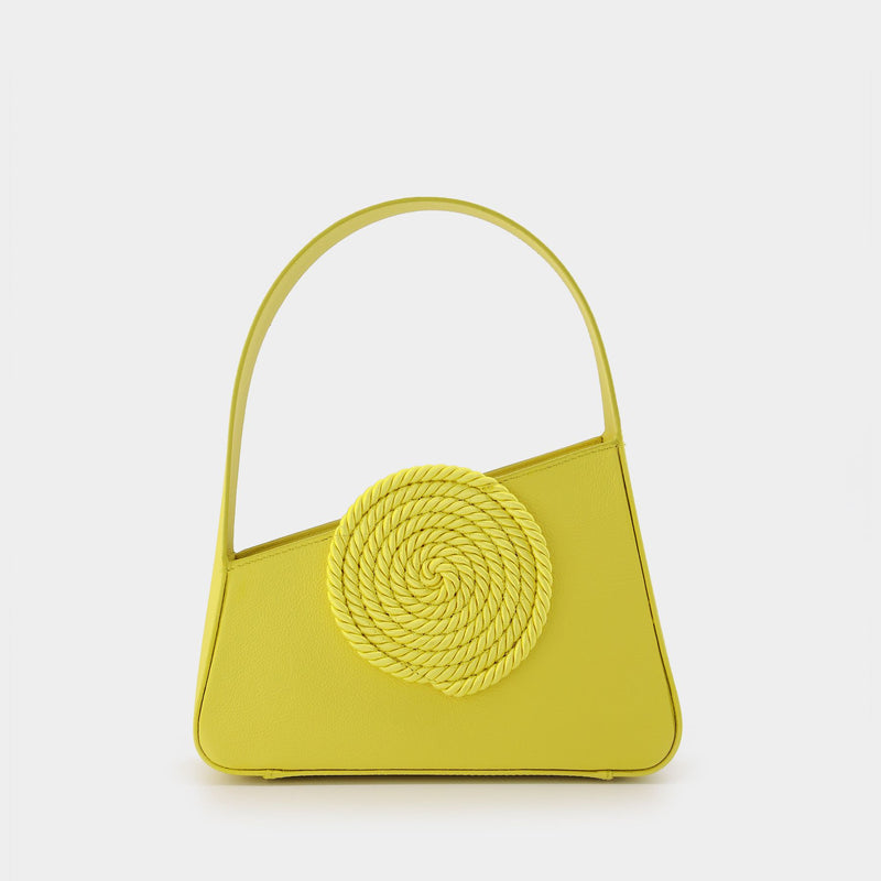 Small Albert Bag in Yellow Leather