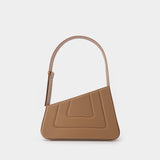 Medium Albert Bag in Beige Leather