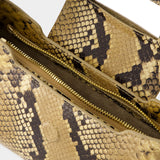 Baguette Shoulder Bag - Rouje - Leather - Naturel Python