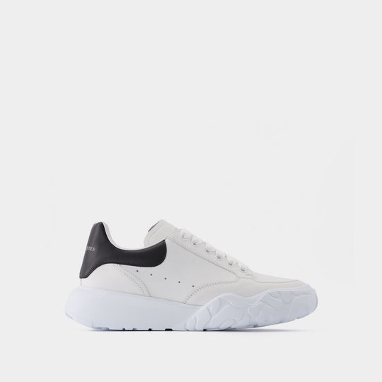 Court Sneakers - Alexander Mcqueen - White/Black - Leather