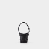 The Curve Micro Bag in Black Leather