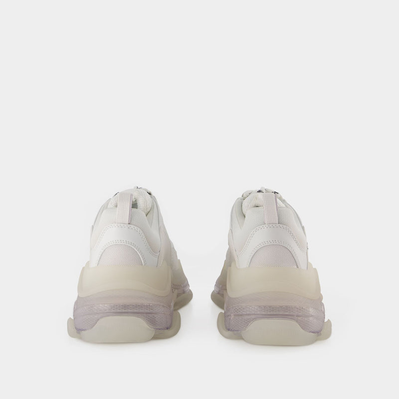 Triple S Clearsole Sneakers - Balenciaga - Synthetic - White