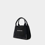 Navy S Shopper Bag - Balenciaga - Leather - Black