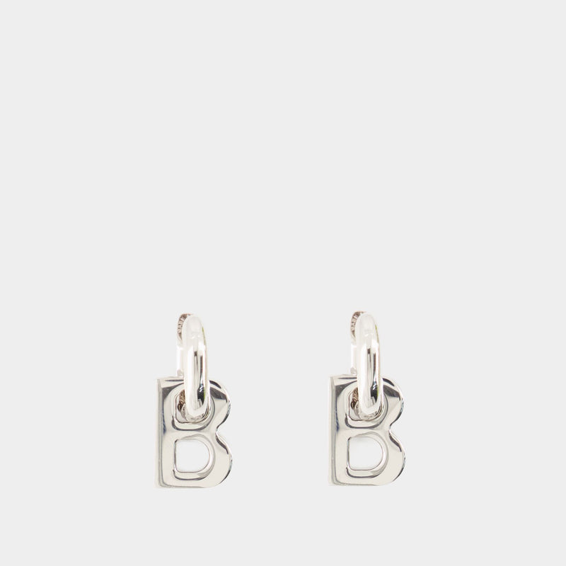 B Chain Xs Earp Earring - Balenciaga -  Slick Silver
