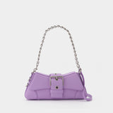 Lindsay Bag in lilac leather