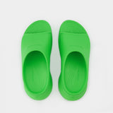 Pool Crocs Slide Rub   in Green