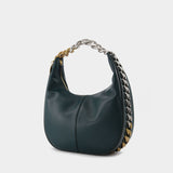Frayme Hobo Small in green synthetic leather