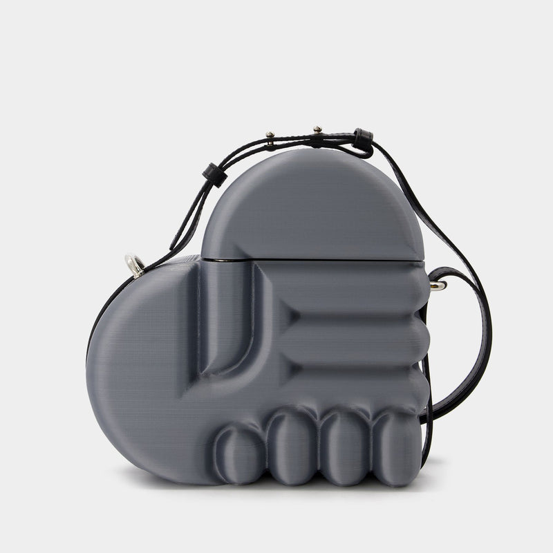 3D PRINTED PICNIC BAG Silver Nylon