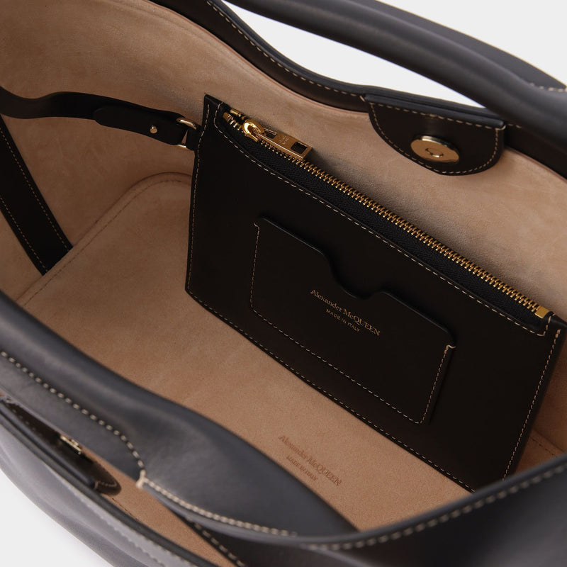 The Bow Small Bag in Black Leather
