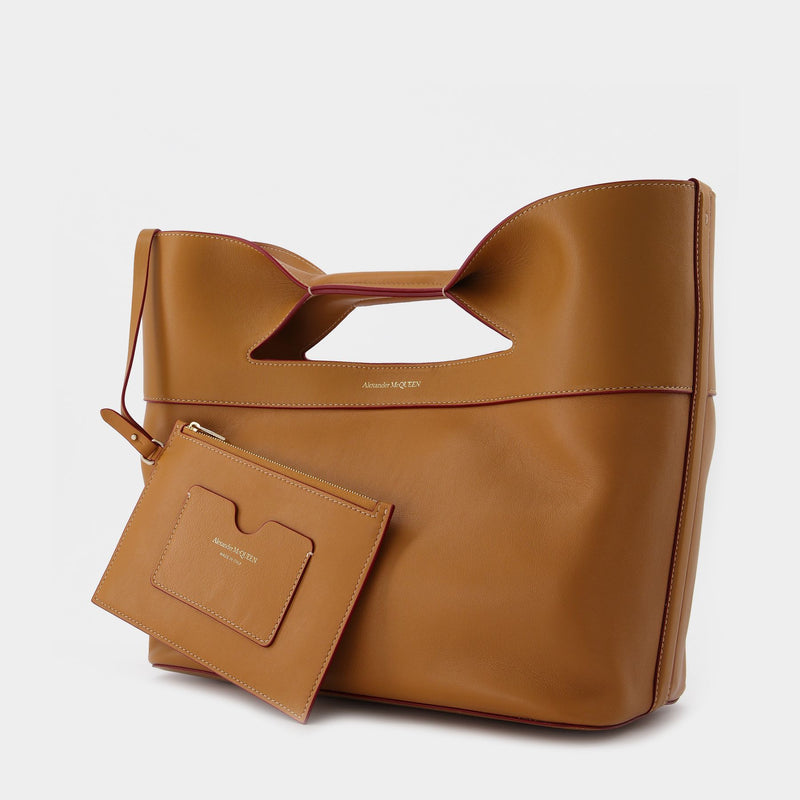 The Bow Small Bag in Brown Leather