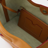 The Bow Small Bag in Brown Leather