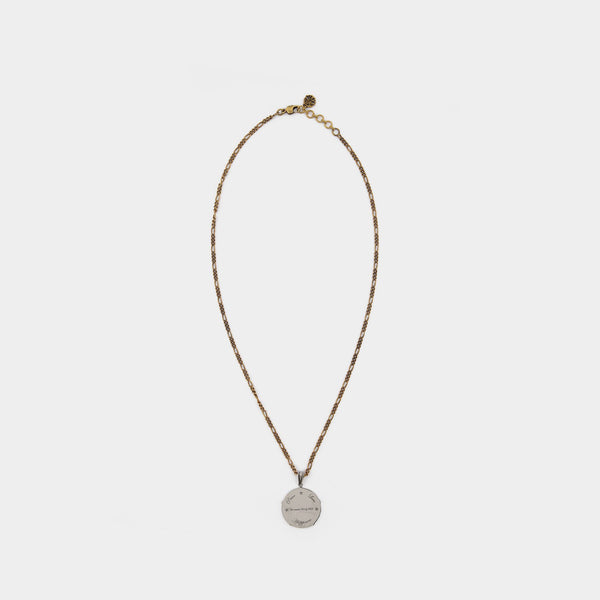 Brass Medaillon Necklace