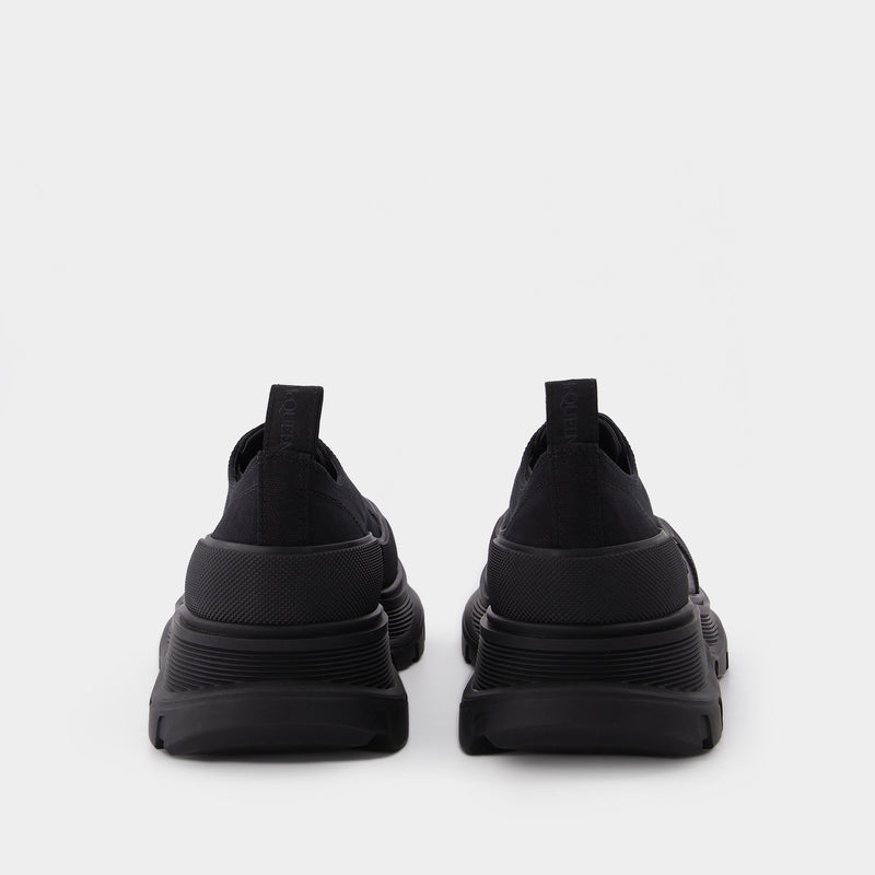 Tread Slick Sneakers - Alexander Mcqueen - Black - Canva