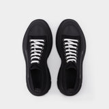 Tread Slick Sneakers - Alexander Mcqueen - Black - Canva