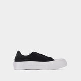 Oversized Sneakers - Alexander Mcqueen -  Black/White - Leather
