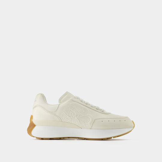 Sprint Sneakers - Alexander Mcqueen - Beige - Leather