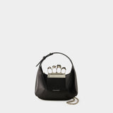 Jewelled Hobo Mini Bag - Alexander Mcqueen - Leather - Black