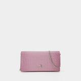 Wallet On Chain - Alexander Mcqueen - Antic Pink - Leather