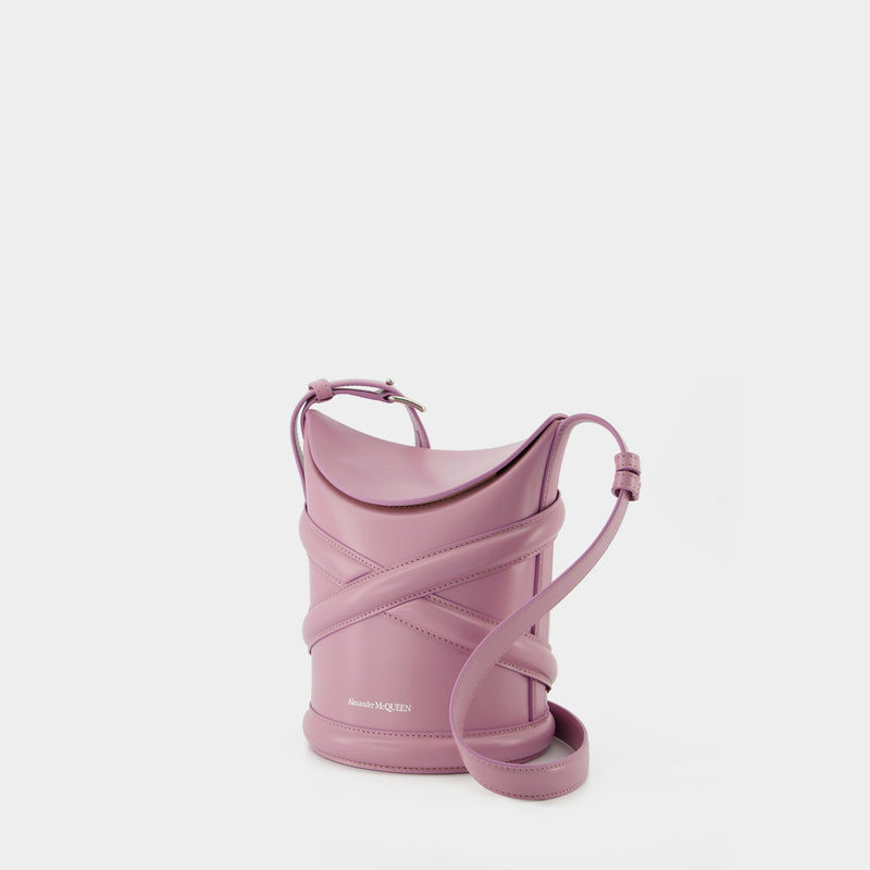 The Curve Hobo Bag - Alexander Mcqueen - Antic Pink - Leather