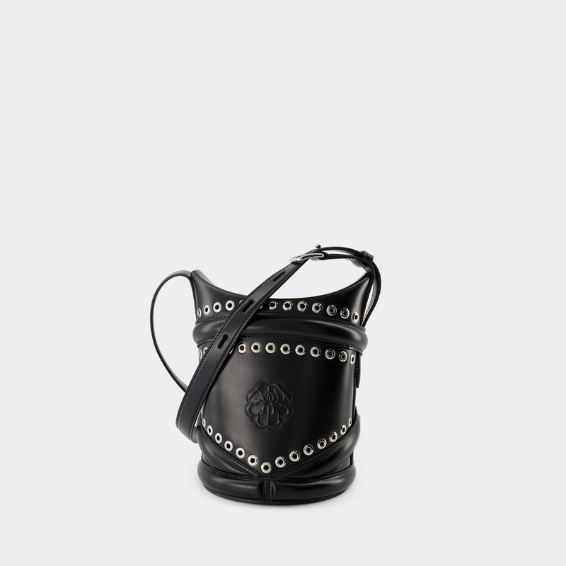 The Curve Hobo Bag - Alexander Mcqueen - Black - Leather