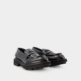 Loafers - Alexander Mcqueen -  Black - Leather