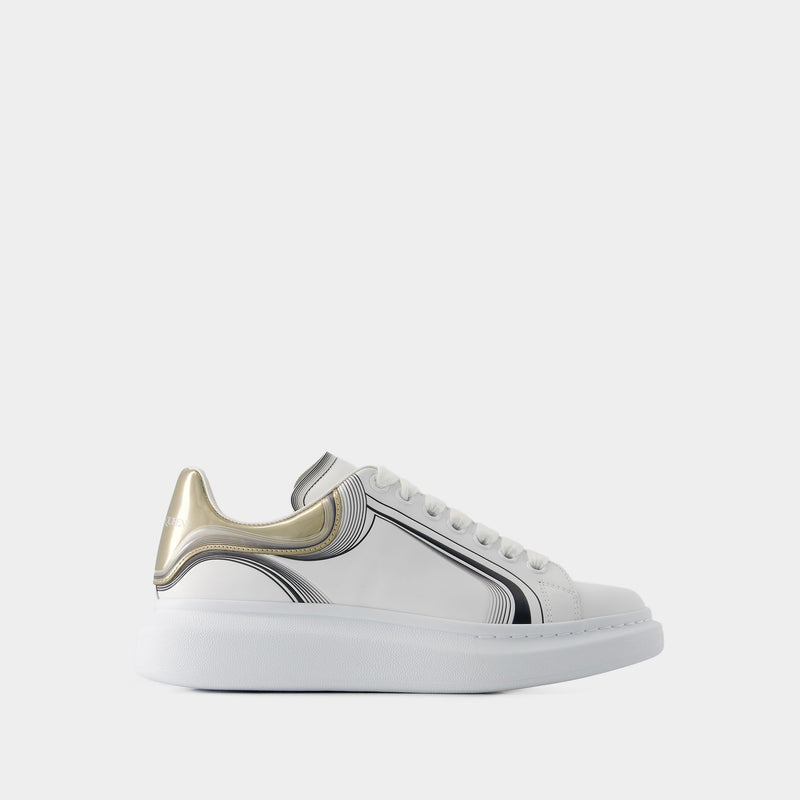 Oversized Sneakers - Alexander Mcqueen - Leather - White/Vanilla