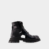 Wander Ankle Boots - Alexander Mcqueen - Leather - Black