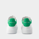 Oversized Sneakers - Alexander Mcqueen - Leather - White/Green