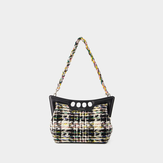 Small Peak Hobo Bag - Alexander McQueen - Tweed - Multi